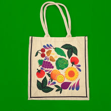 Load image into Gallery viewer, Colorful Farmers Market Tote Bag
