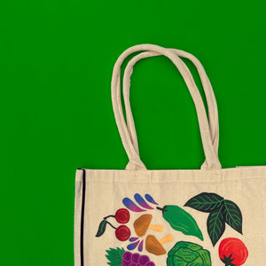 Colorful Farmers Market Tote Bag