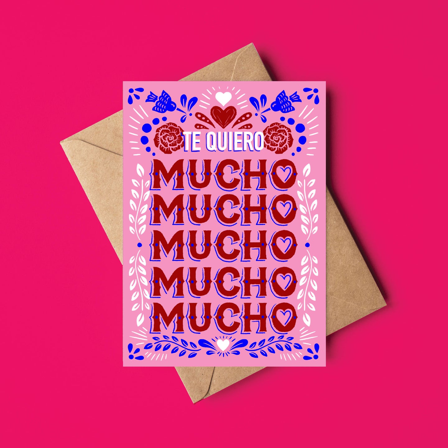 Te Quiero Mucho Card – Pokidi Lab by Blanca Creative