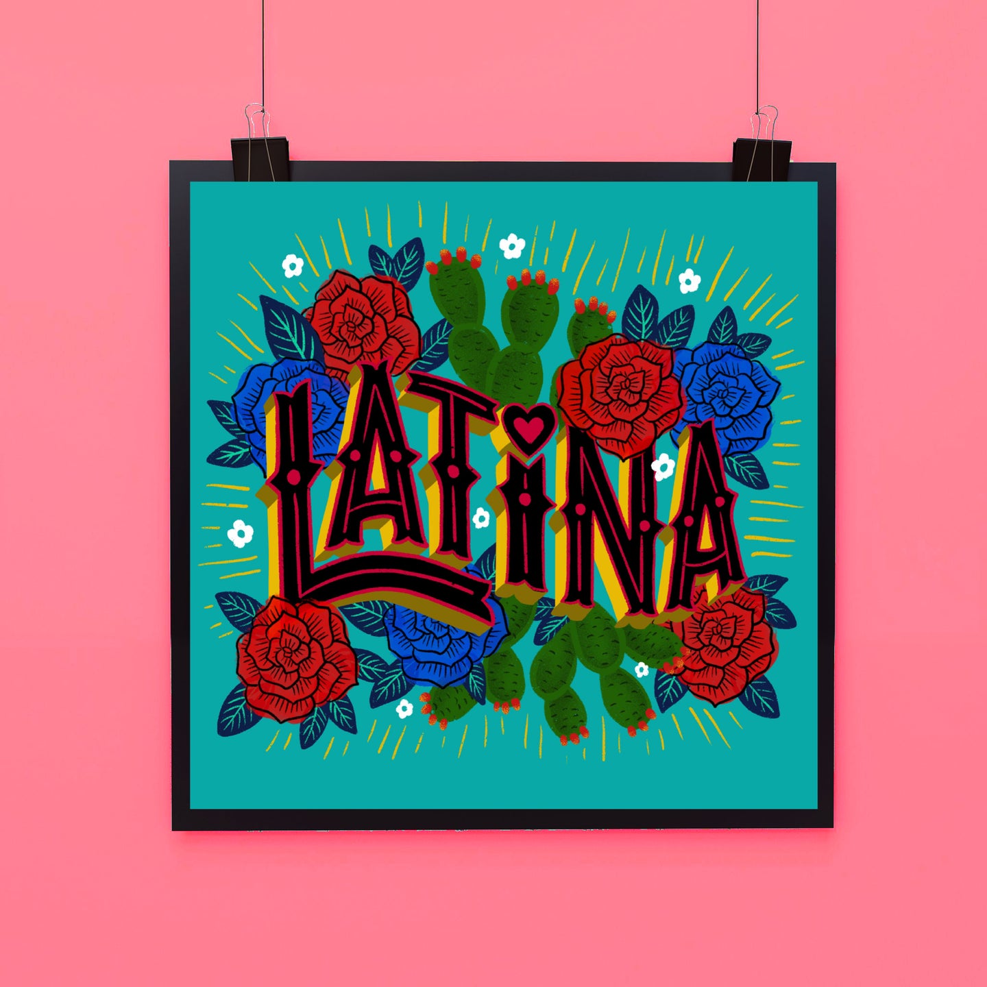 Proud Latina Poster