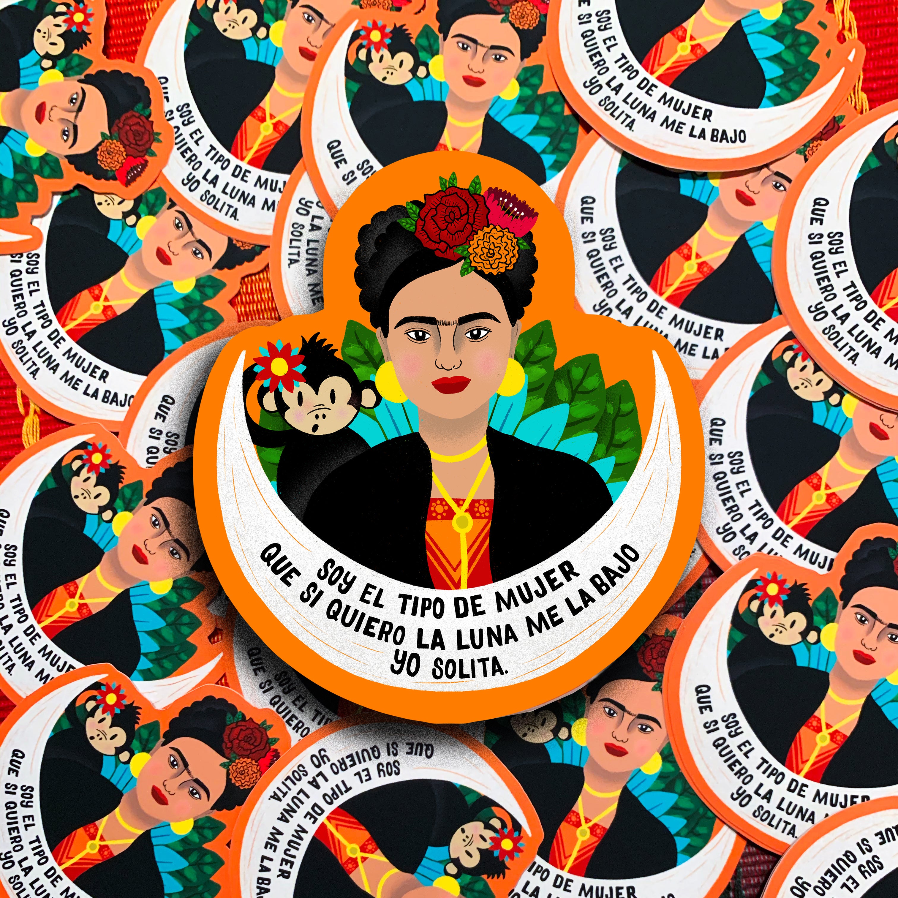 Sticker Design - Adesivi Murali - Innamorati di te stesso, della Vita e poi  di chi vuoi ! ✨ Citazione di Frida Khalo, un'artista divenuta simbolo della  libertà e indipendenza, donna dall'animo