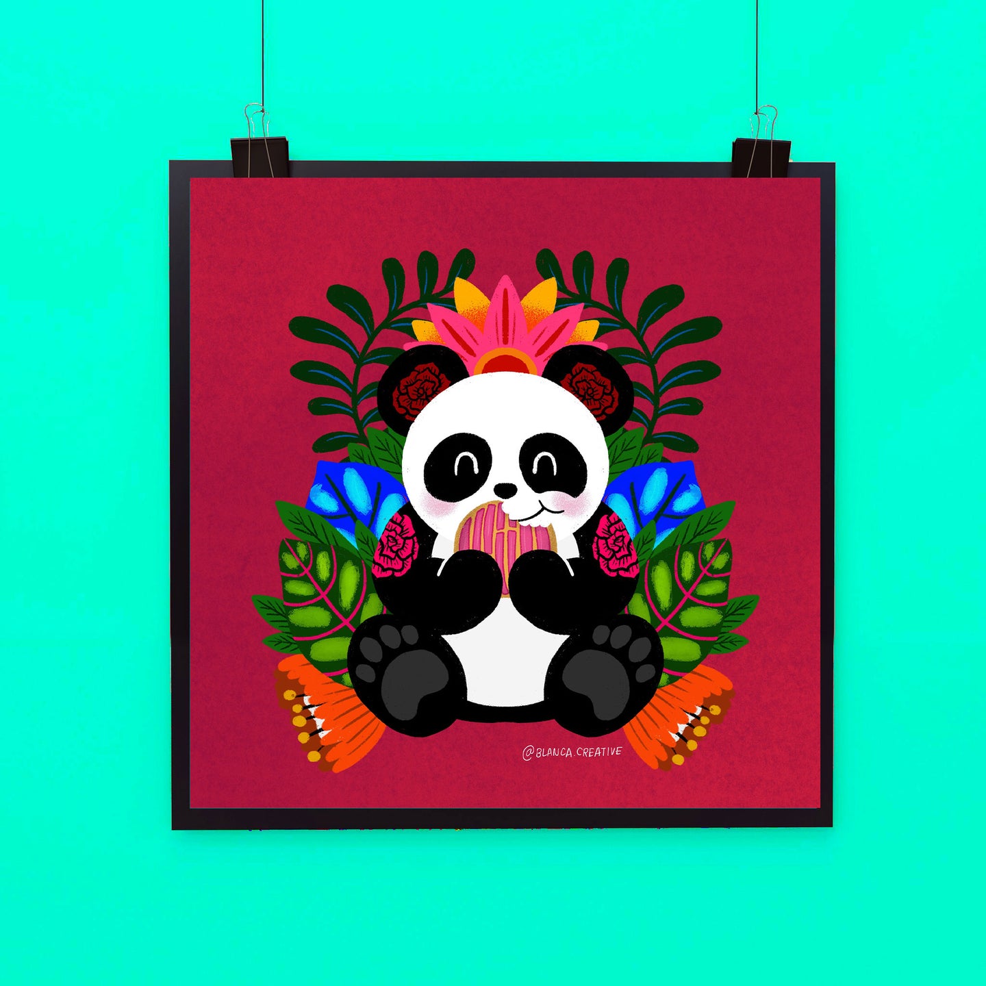 Conchi-Panda Poster